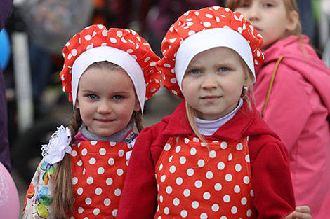 Pram parade in Bobruisk 