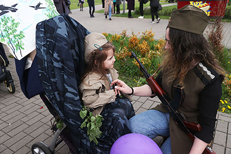 Pram parade in Bobruisk 