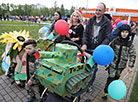 Pram parade in Bobruisk 