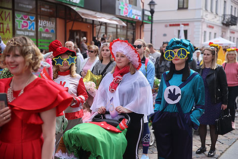 Pram parade in Grodno 