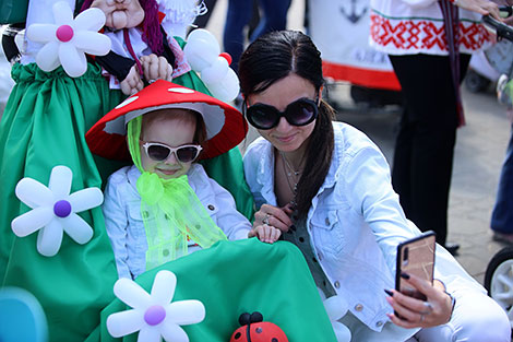 Pram parade in Grodno 