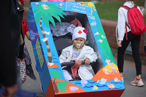 Pram parade in Grodno 