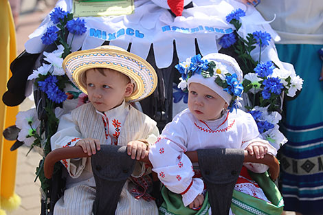 Pram parade in Grodno 