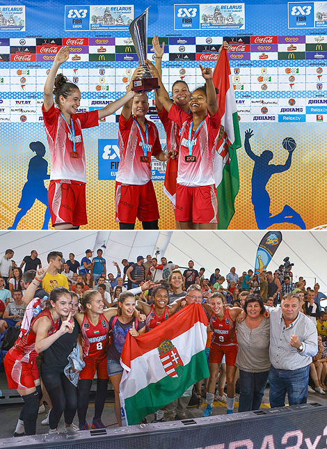 Пераможцы чэмпіянату Еўропы 3х3 (U-18) –зборная Венгрыі