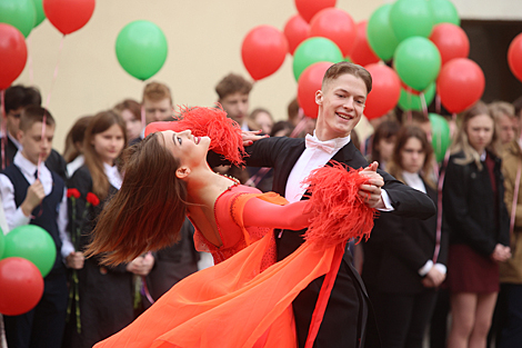 End-of-school celebrations in Grodno 