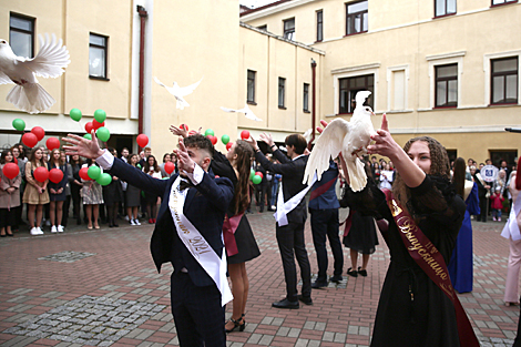 End-of-school celebrations in Grodno 