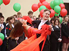 The Last Bell celebration in Gymnasium No.10 in Grodno