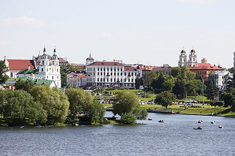 Теплый день в Минске