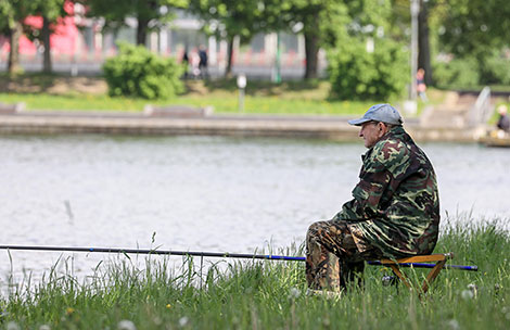 Рыбалка в центре Минска