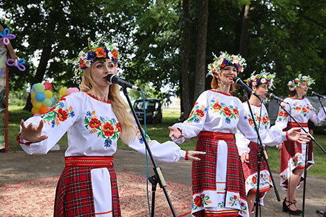 Haymaking festival in Ivye District