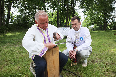 Haymaking festival in Ivye District