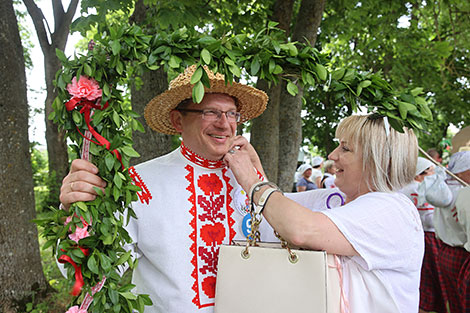 Haymaking festival in Ivye District