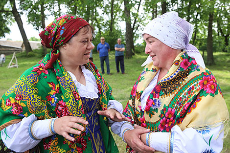 Haymaking festival in Ivye District