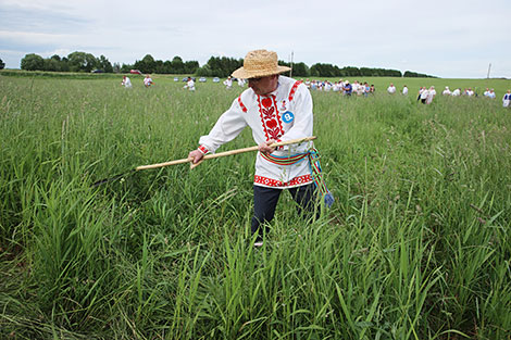 Haymaking festival in Ivye District