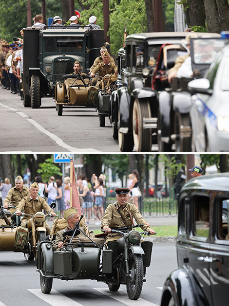 Атмосферу последнего мирного дня 1941 года воссоздали в центре Бреста