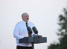 Lukashenko during the commemorative meeting at Brest Hero Fortress 