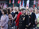Ceremony of laying wreaths in Brest Hero Fortress