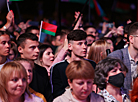 Акцыя "Спяём гімн разам" у Минску