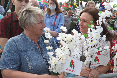 Cвяткаванне Дня Незалежнасці і 80-годдзя абароны Магілёва 