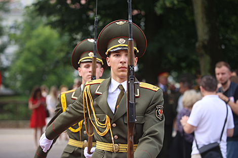 Урачысты мітынг у гонар Дня Незалежнасці ў Гродне 