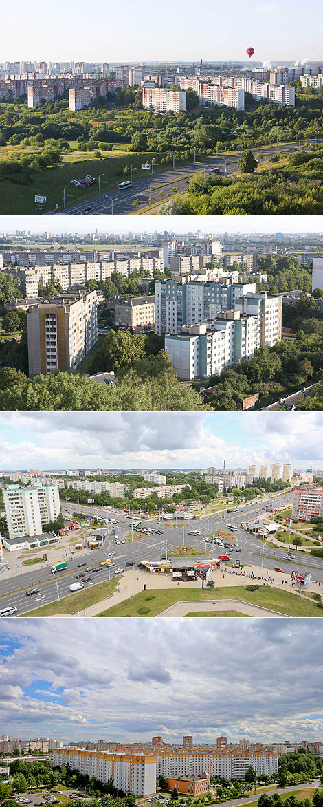 Новые микрорайоны Минска