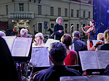 Open-air concerts at Minsk Town Hall