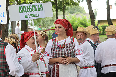 Beraginya folk festival in Oktyabrsky District