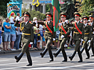 Parade of rescuers and firefighters in Minsk