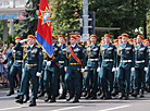Парад ратавальнікаў і тэхнікі МНС у Мінску