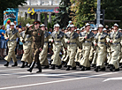 Parade of rescuers and firefighters in Minsk