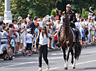 Parade of rescuers and firefighters in Minsk