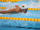 Yauhen Tsurkin of Belarus in a Men's 100m Butterfly