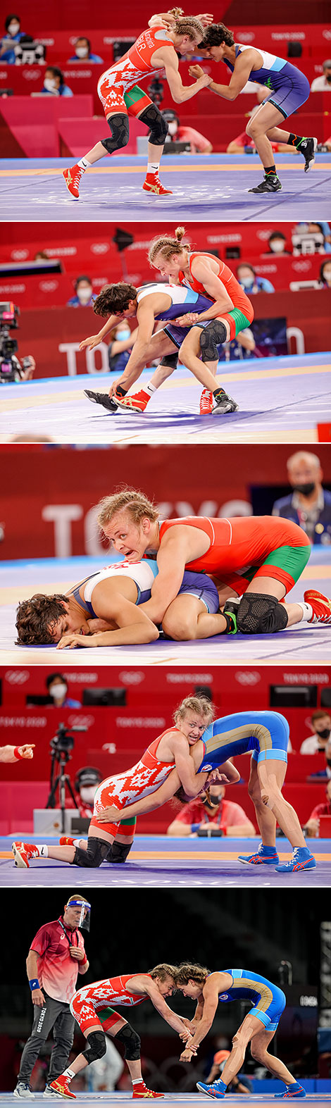 Belarusian wrestler Kurachkina proceeds to semifinal