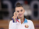 Alina Harnasko clinches bronze in Rhythmic Gymnastics