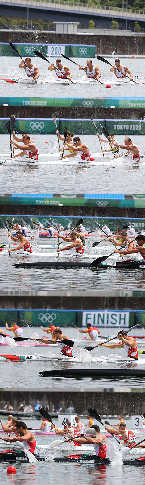 Belarus 5th in Men’s K4 500m