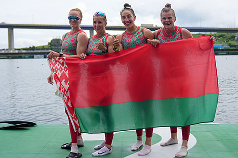 Жаночая байдарка-чацвёрка выйграла серабро Алімпіяды на дыстанцыі 500 м