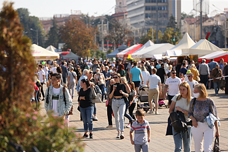 Минчане празднуют День города