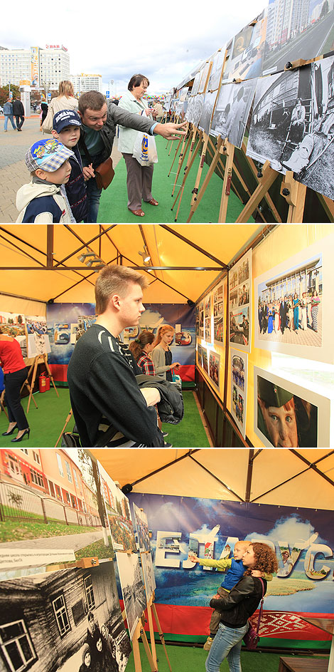 BelTA’s photo exhibition Sovereign Belarus: Era of Achievements was held on Minsk City Day