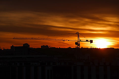 Закат над Минском