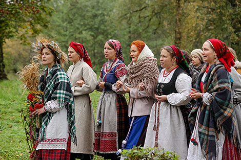 Harvest festival in Vyazynka