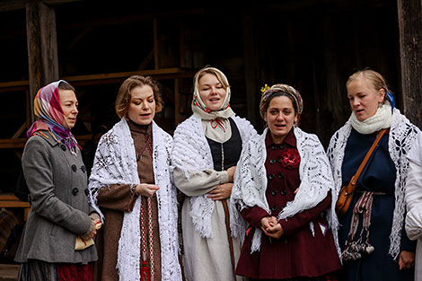 Harvest festival in Vyazynka