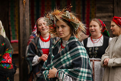 Harvest festival in Vyazynka