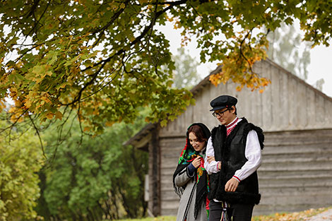 Harvest festival in Vyazynka