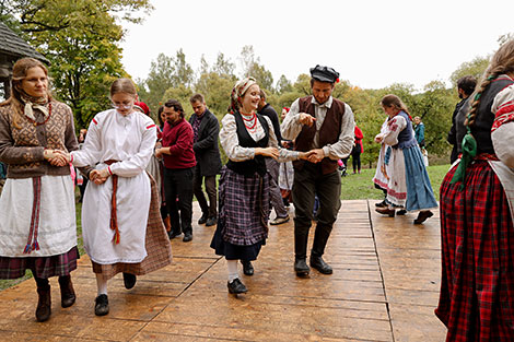 Harvest festival in Vyazynka