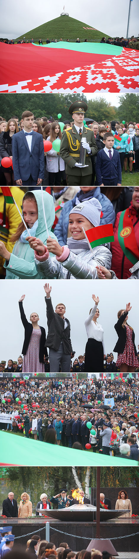 A capsule with a message to descendants laid in Grodno on Day of People's Unity