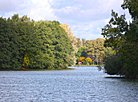 Autumn day in a Minsk park