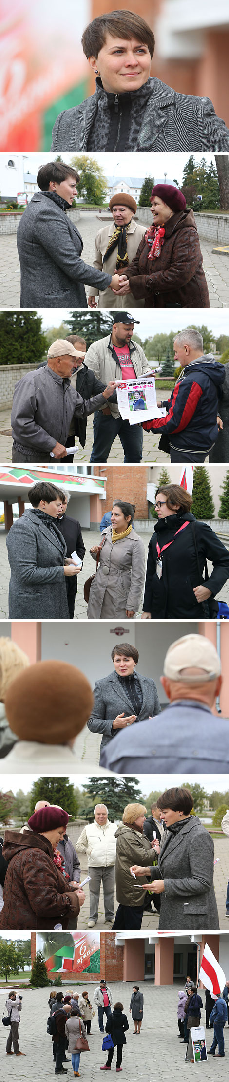 Tatiana Korotkevich meets with electors in Shchuchin