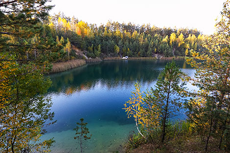 Autumn at the Lyuban chalk pit