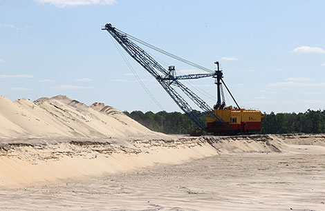 The Mikashevichi broken stone quarry of RUPP Granit