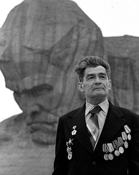 Защитник Брестской крепости Г.С. Макаров, июль 1981 года
